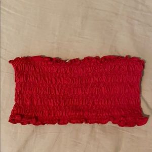 Free people red tube top
